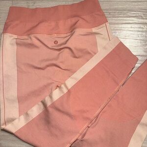 Lululemon Athletica Two-Tone Pink Leggings
